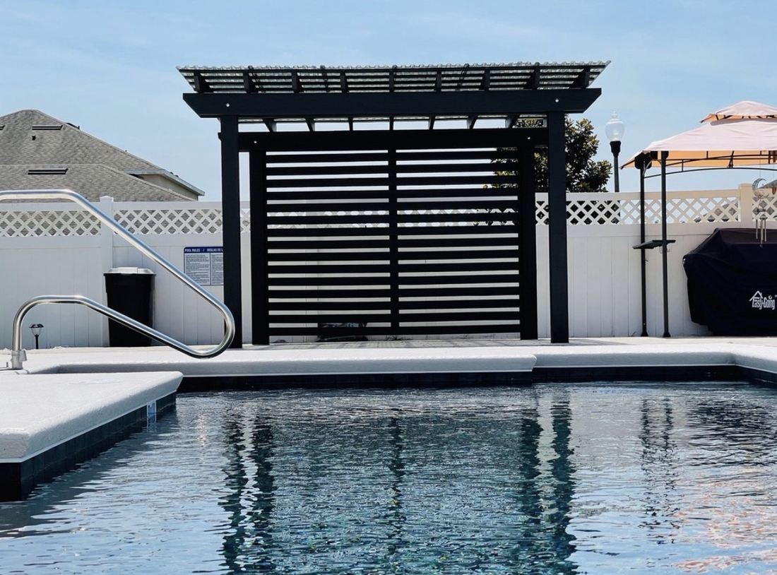 Pérgola junto a la piscina — Florida, EE. UU.